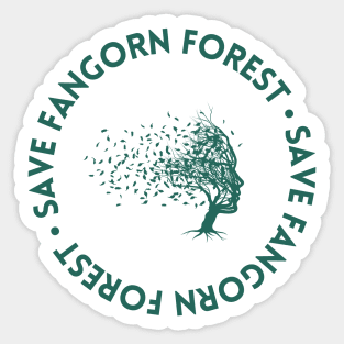 Save Fangorn Forest - Green - Fantasy Sticker